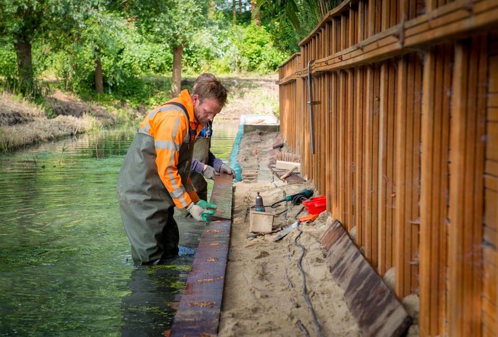 Innovatieve betonbeschoeiing door Filamat in actie